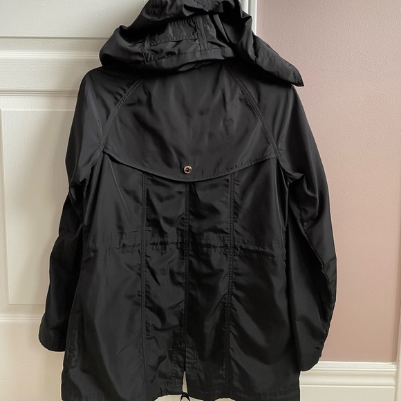 Michael Kors Petite Hooded Anorak - Black - Picture 4 of 7